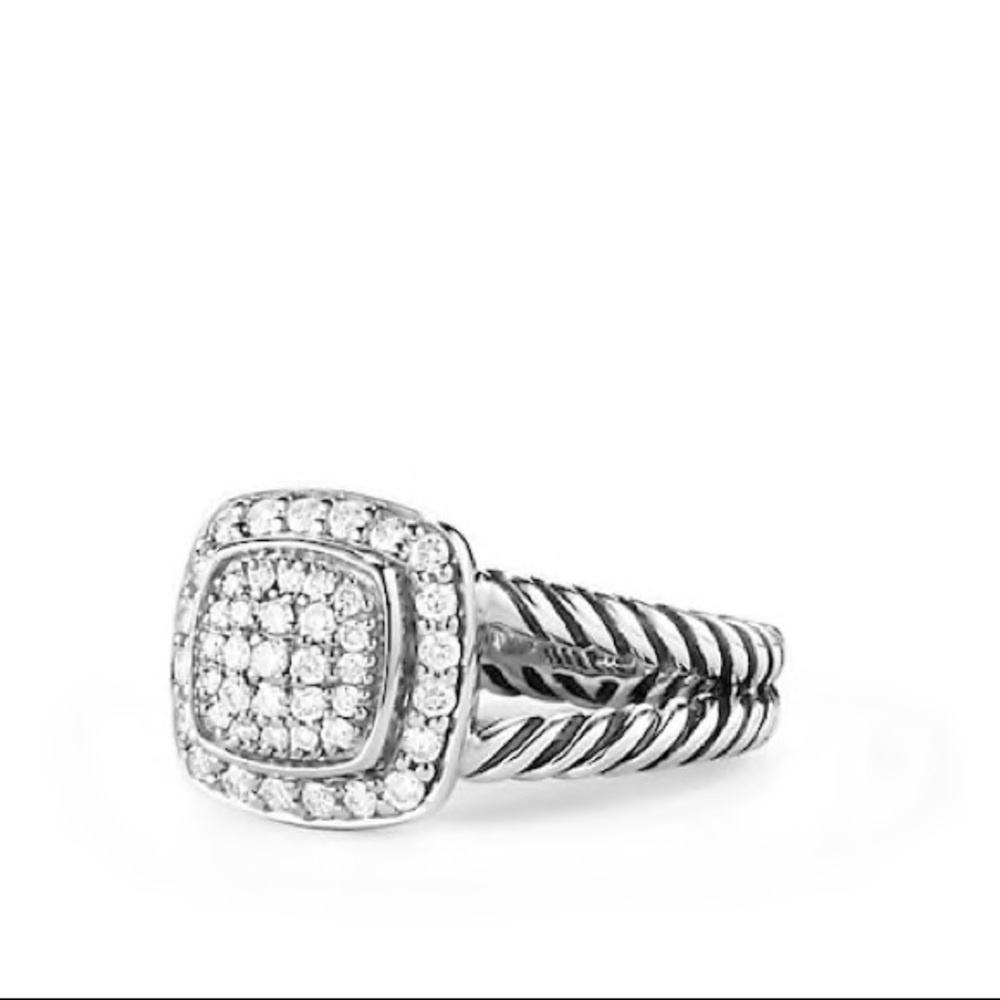 David Yurman petite Albion ring with diamonds